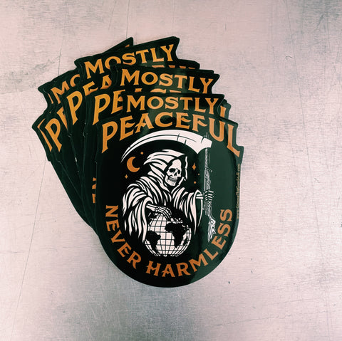 Mostly Peaceful Sticker