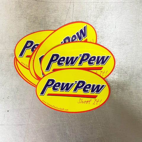 Pew Pew Sticker