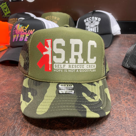 Self Rescue Crew Trucker Hats