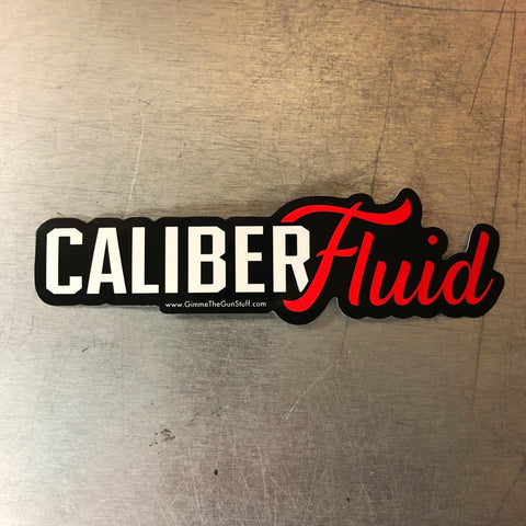 Caliber Fluid Sticker - Gimme The Gun Stuff