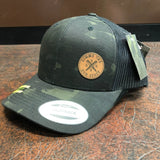 GTGS Logo leather Patch Hat - Gimme The Gun Stuff